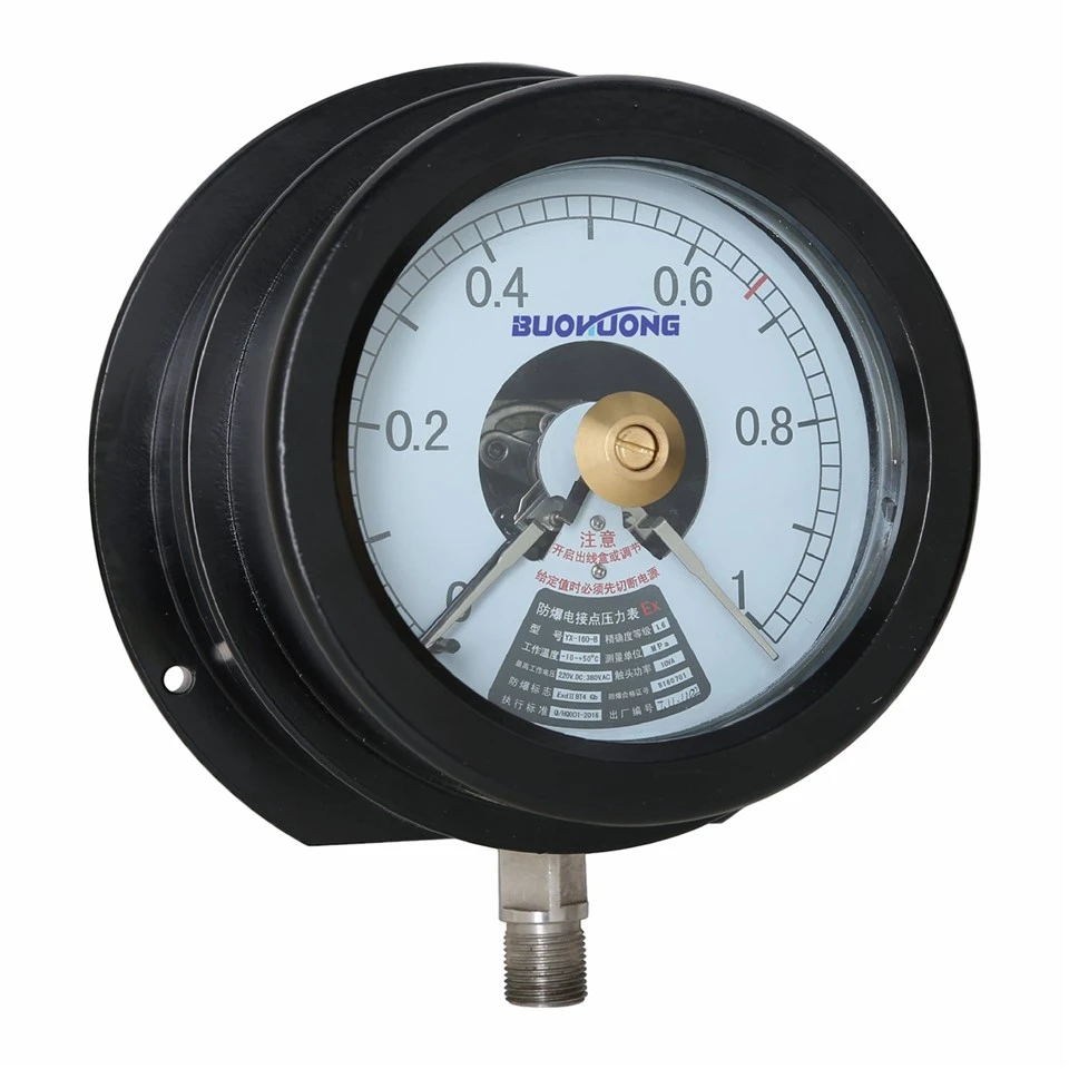 150 mm nổ-Đồng hồ đo áp suất tiếp xúc điện